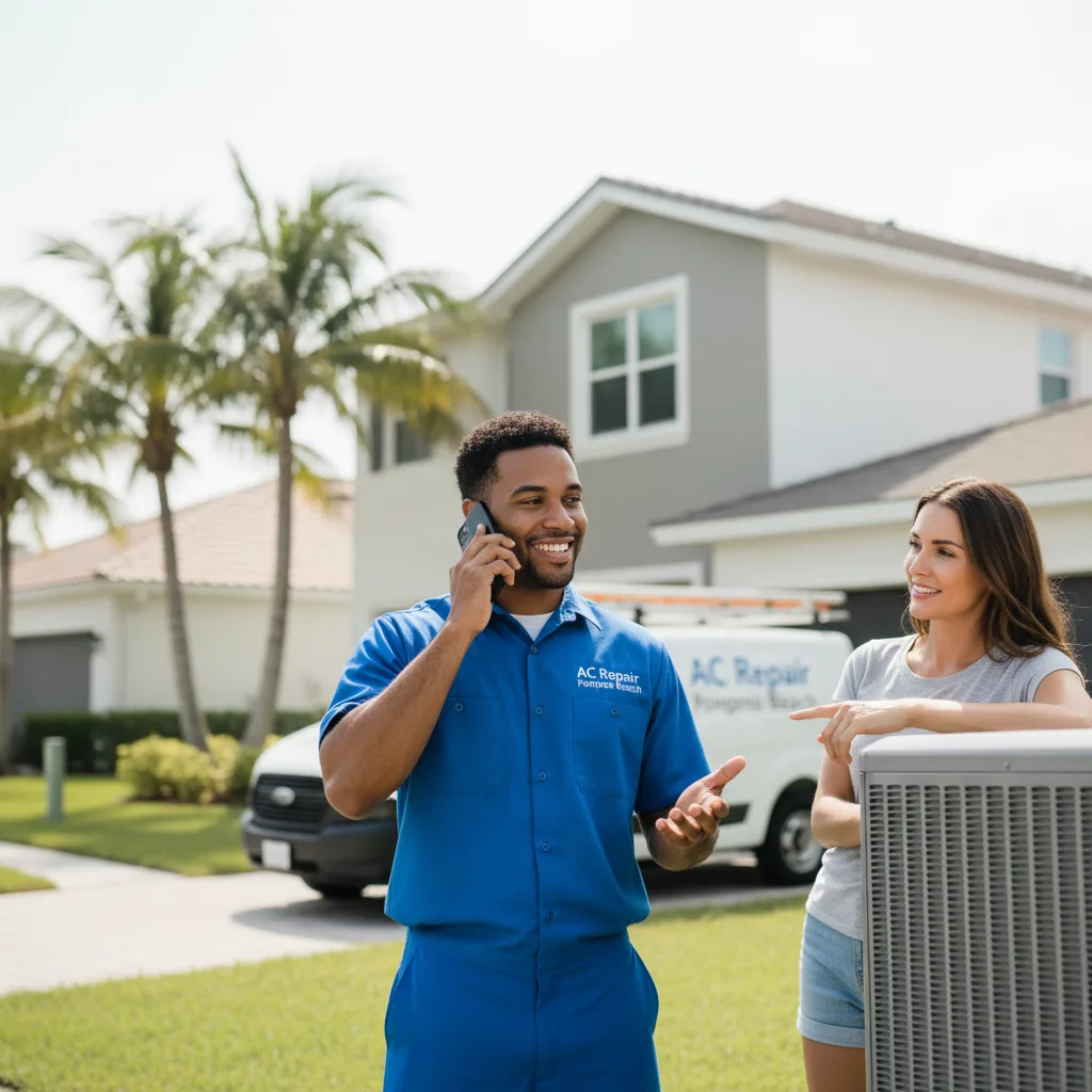 AC Repair Pompano Beach customer support in Oakland Park